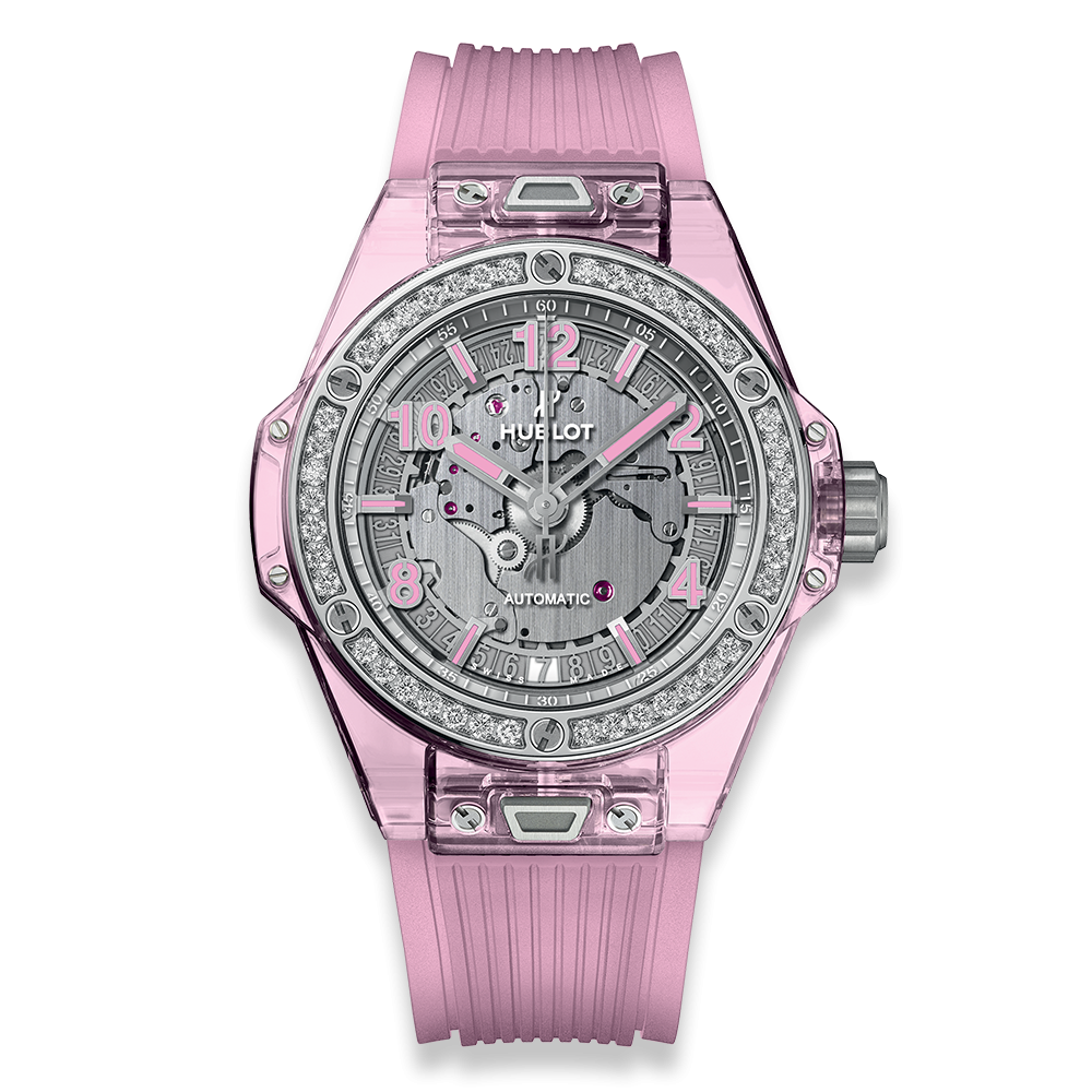 Hublot Big Bang One Click Pink Sapphire Diamonds 39mm