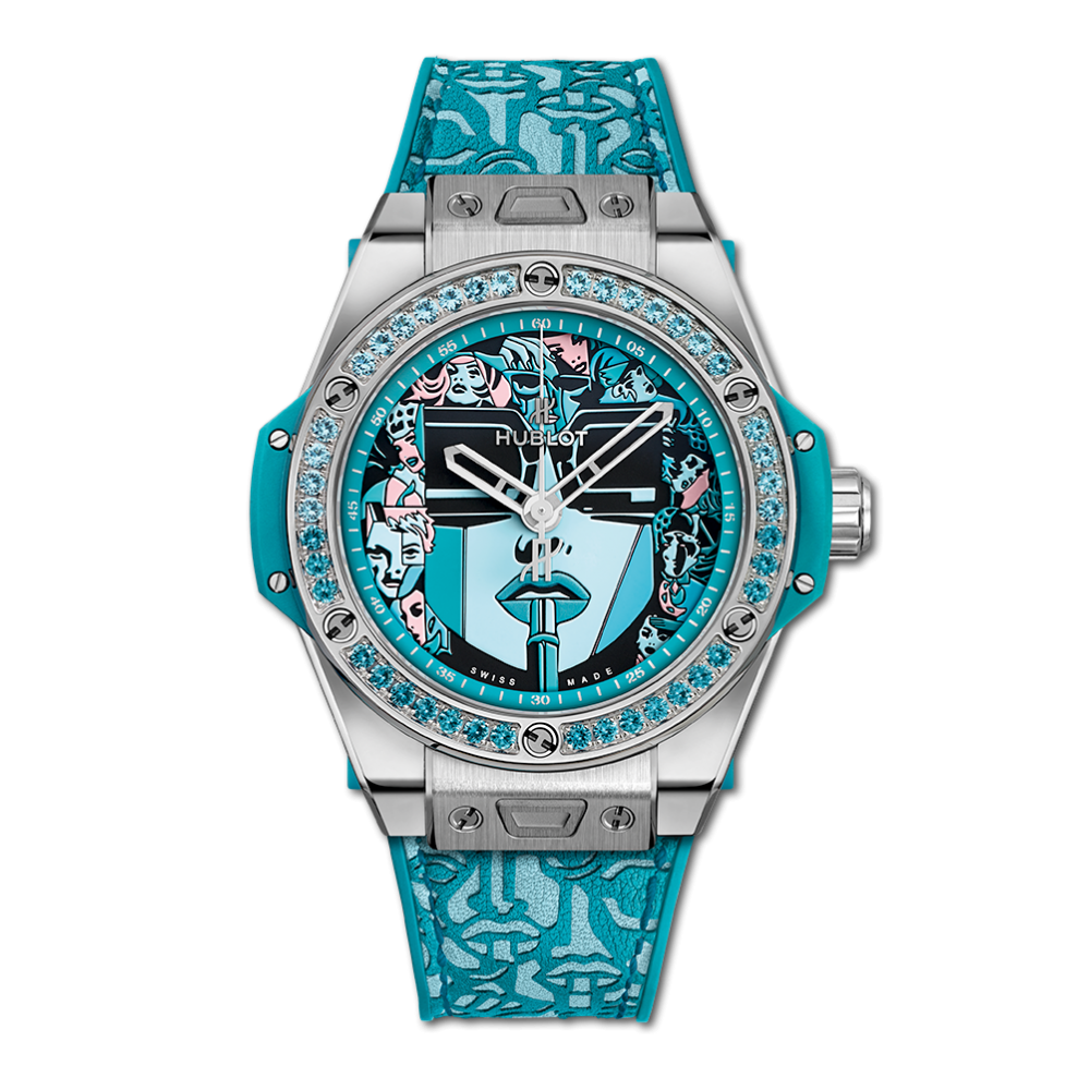 Hublot Big Bang One Click Marc Ferrero Steel Turquoise 39mm
