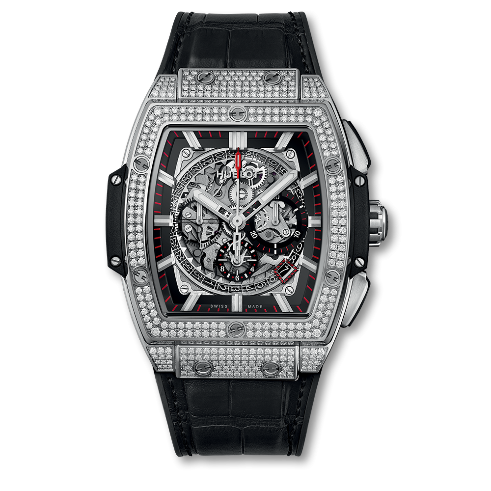 Hublot Spirit Of Big Bang Chronograph Titanium Pavé