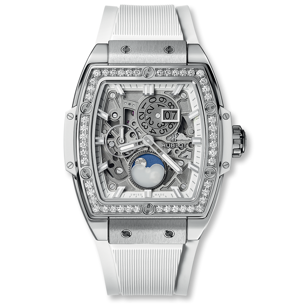 Hublot Spirit Of Big Bang Moonphase Titanium White Diamonds
