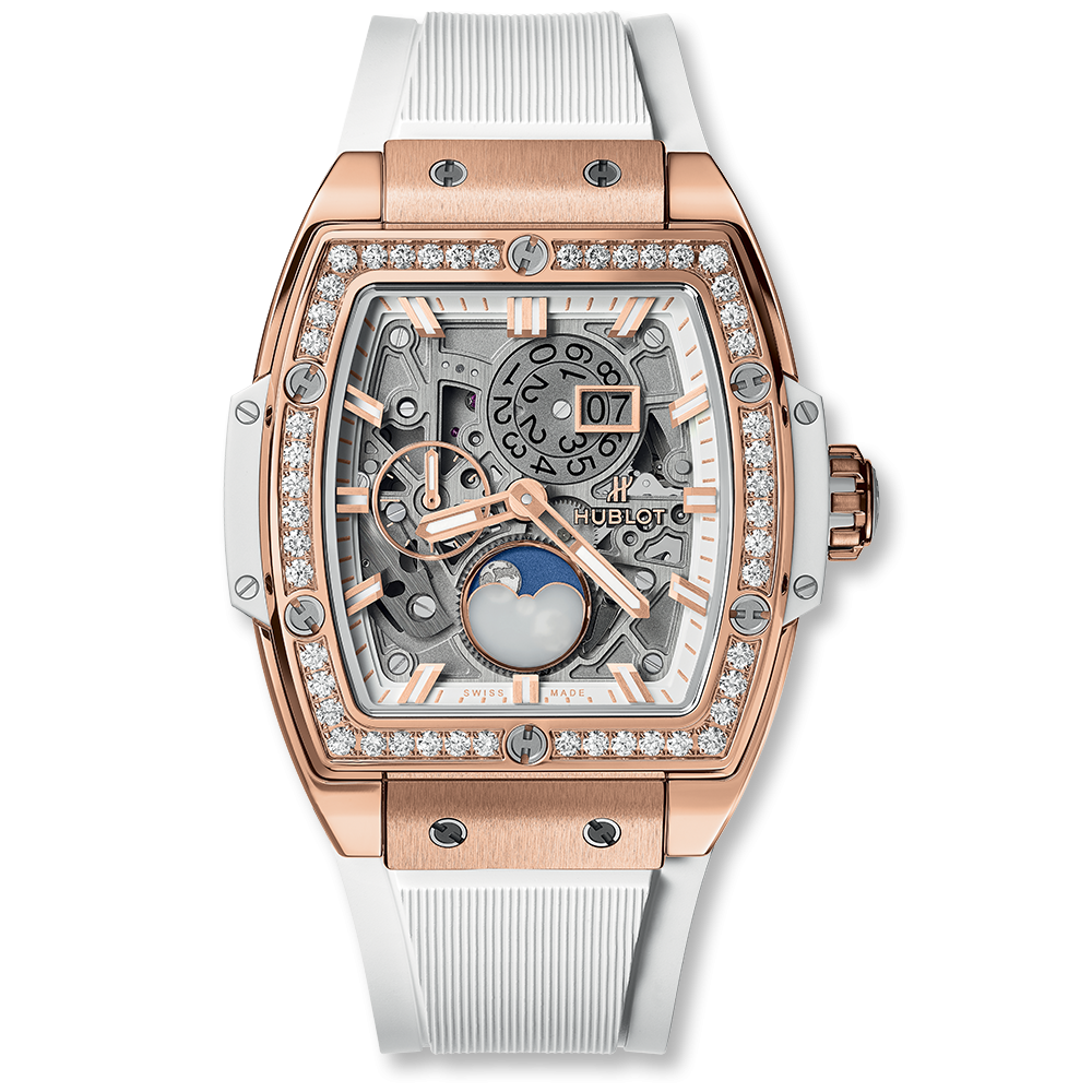 Hublot Spirit Of Big Bang Moonphase King Gold White Diamonds