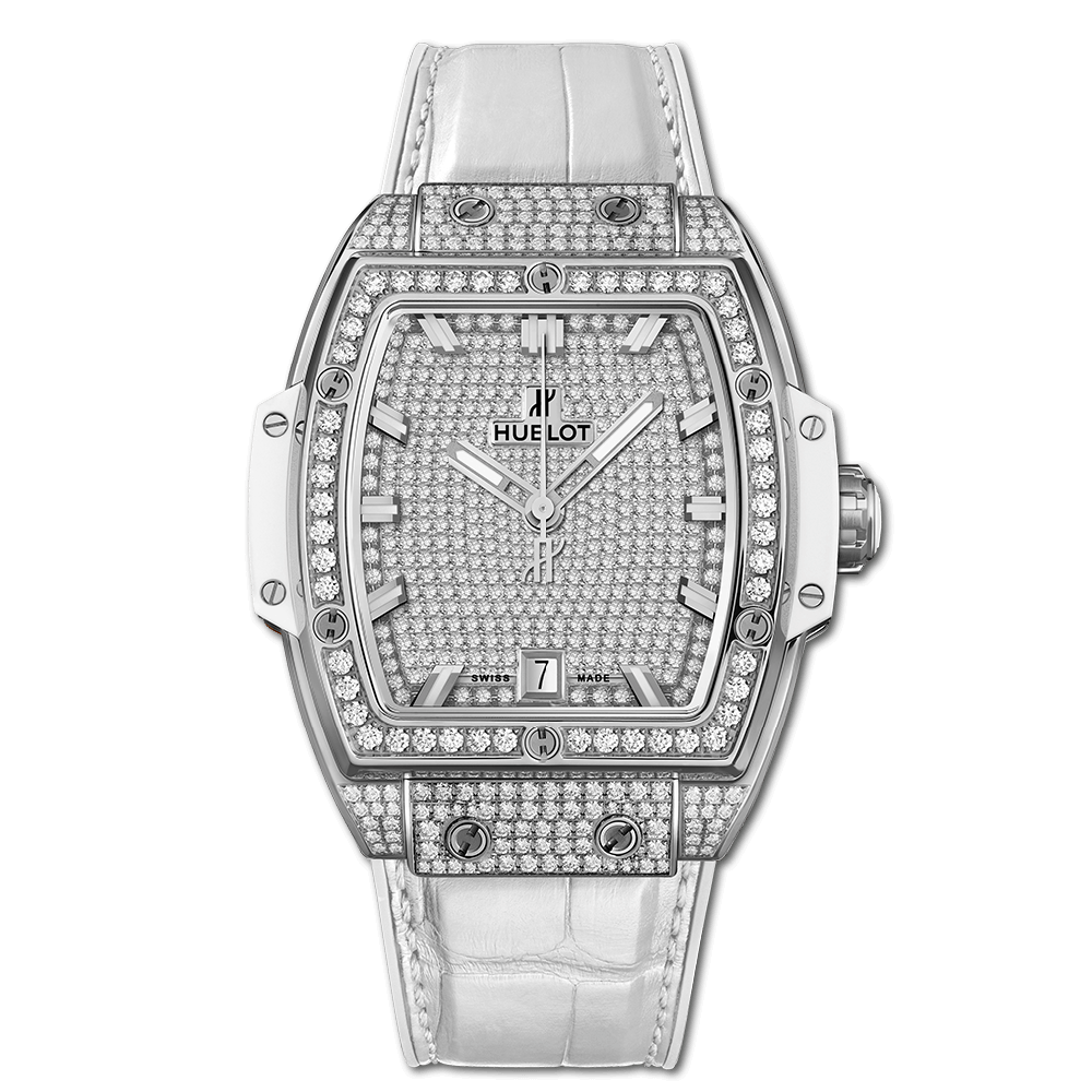 Hublot Spirit Of Big Bang Titanium White Full Pavé