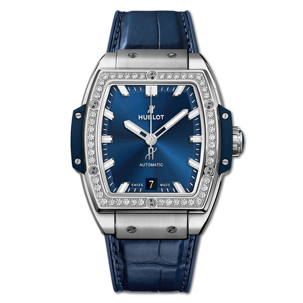 Hublot Spirit Of Big Bang Titanium BLue Diamonds