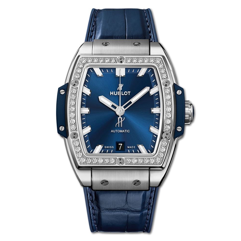 Hublot Spirit Of Big Bang Titanium BLue Diamonds