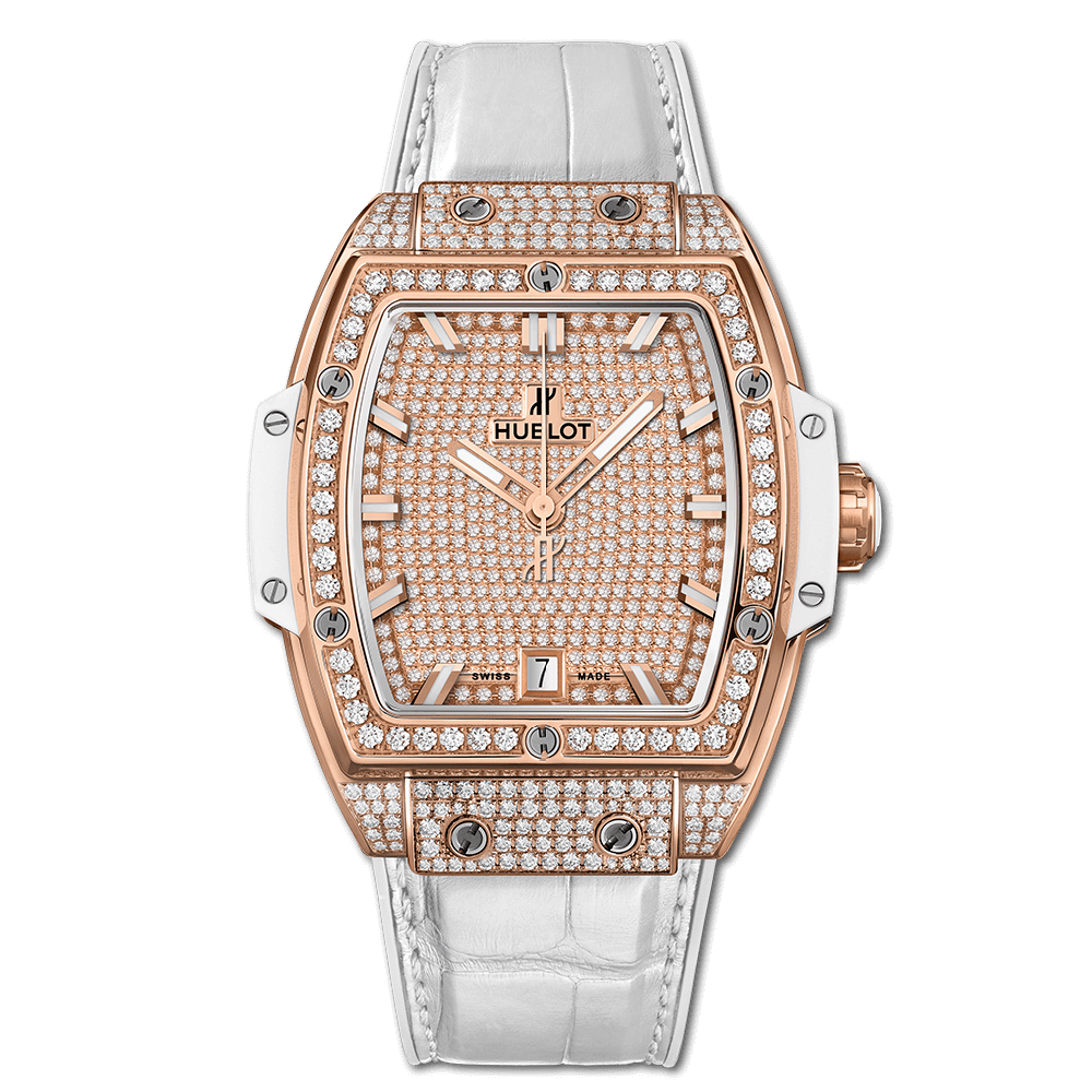 Hublot Spirit Of Big Bang King Gold White Full Pavé