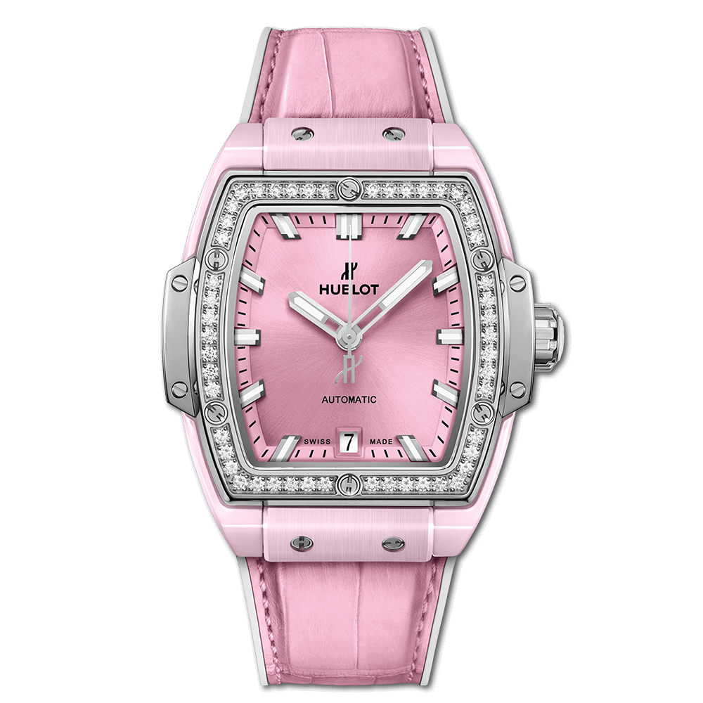 Hublot Spirit Of Big Bang Pink Ceramic Titanium Diamonds