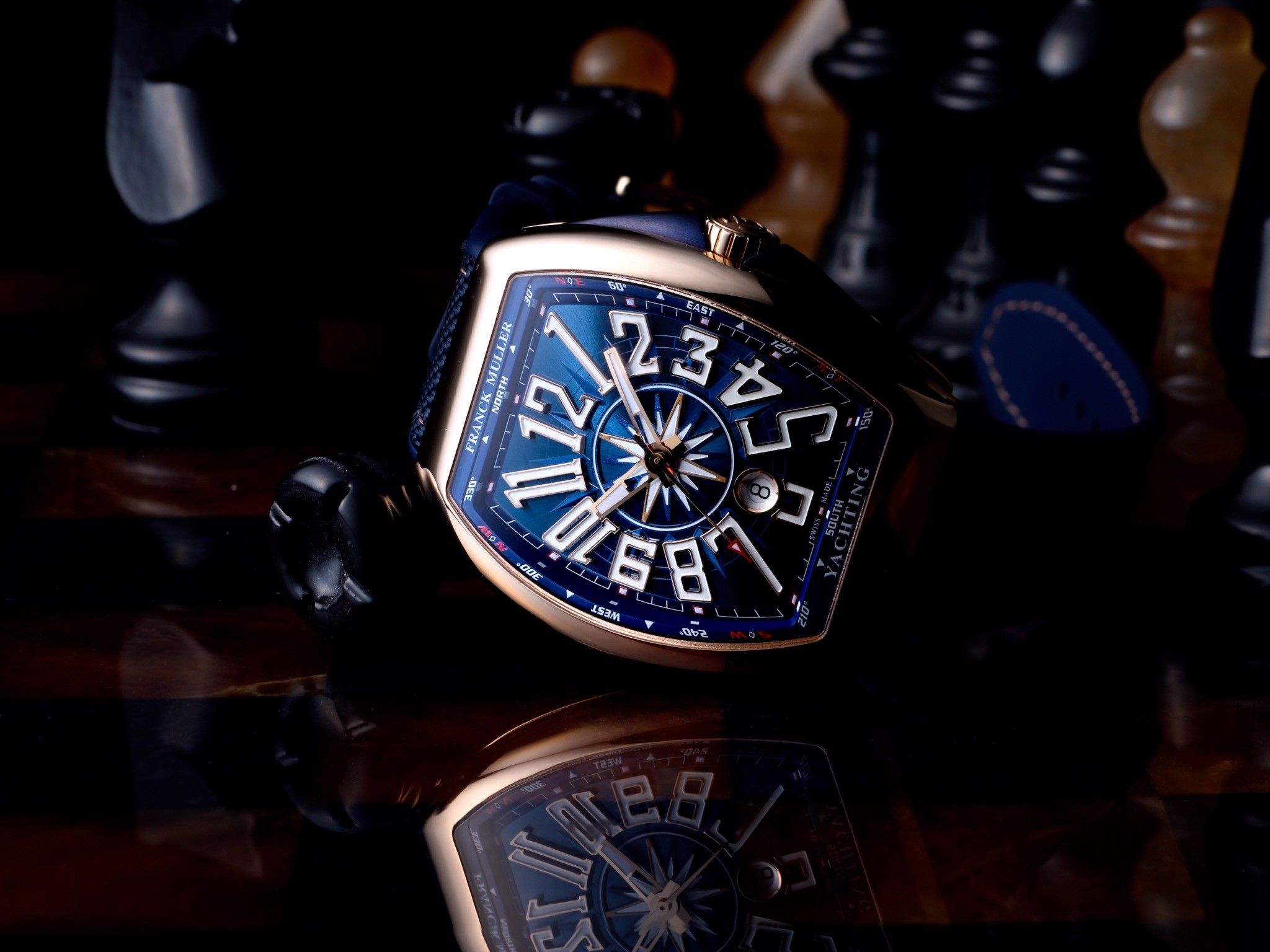 Franck Muller Vanguard Yachting V 45 SC DT YACHT(5N BL)