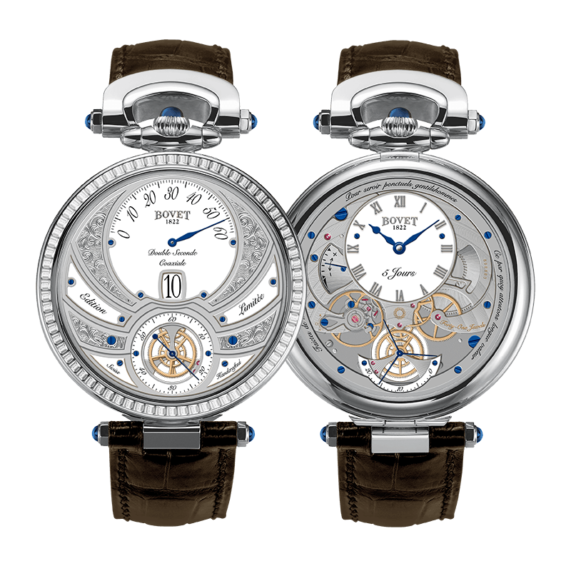 Bovet Fleurier Complications Virtuoso V White Gold White Dial Diamonds