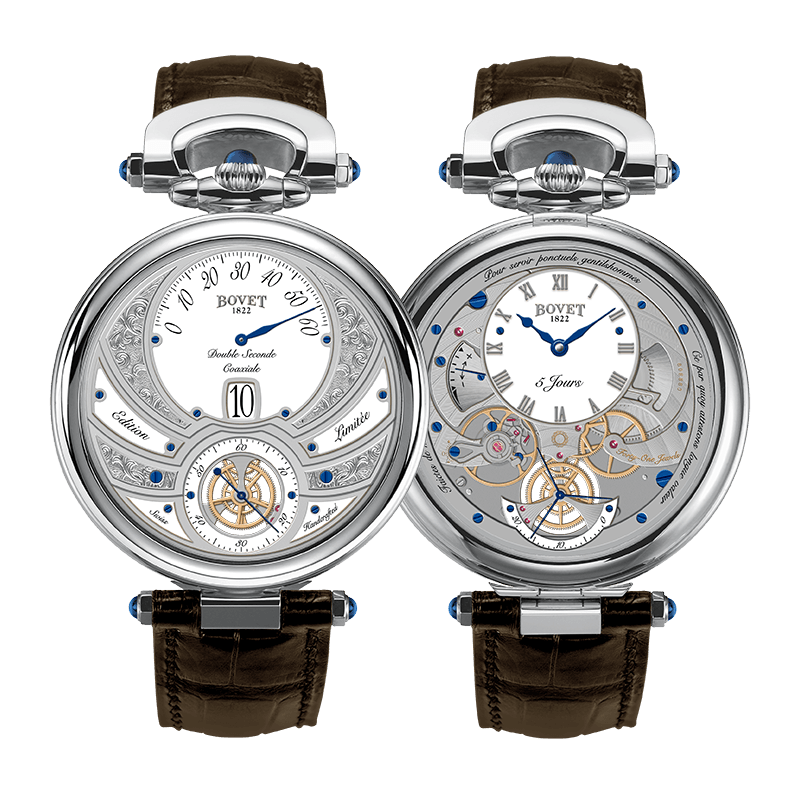 Bovet Fleurier Complications Virtuoso V White Gold White Dial
