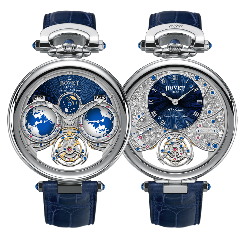 Bovet Fleurier Grandes Complications Edouard Bovet Blue guilloché White Gold