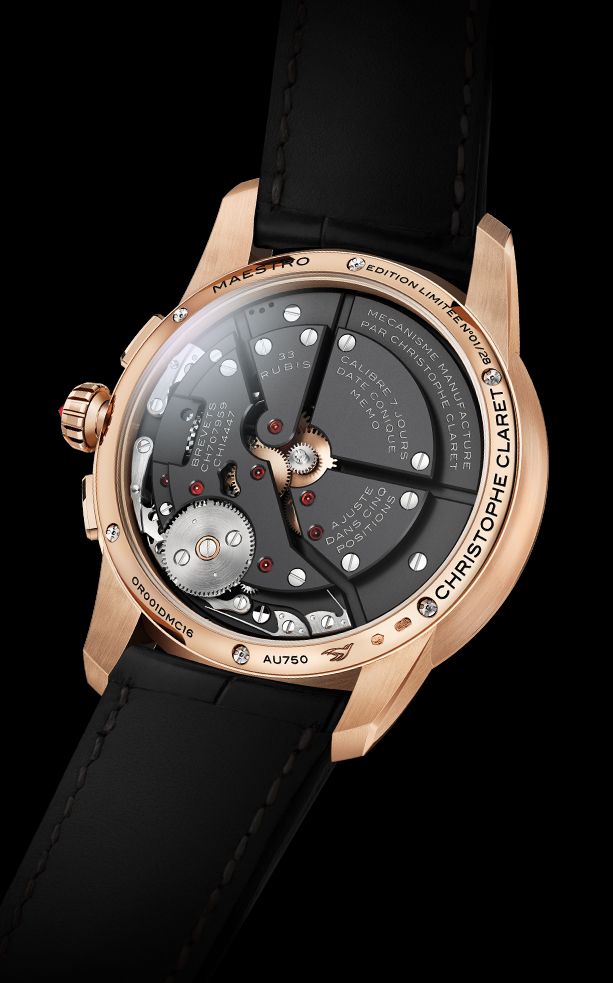 Christophe Claret Maestro Rose Gold Baguette-diamonds
