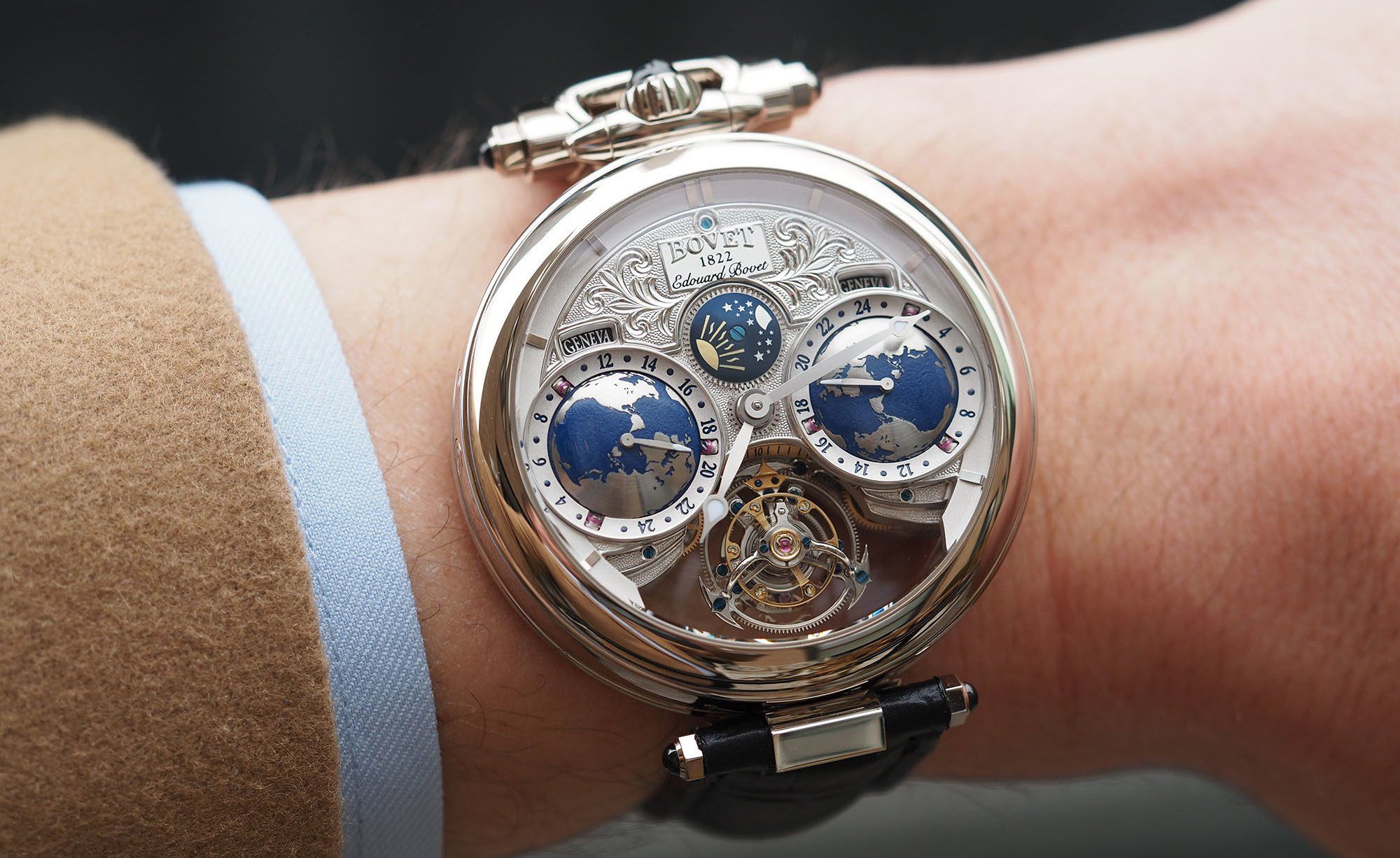 Bovet Fleurier Grandes Complications Edouard Bovet hand-engraved White Gold