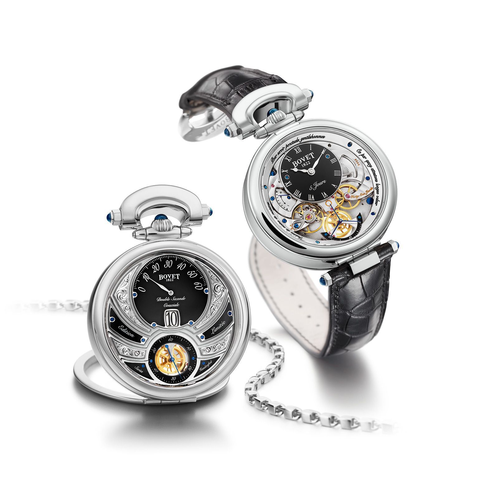 Bovet Fleurier Complications Virtuoso V White Gold Black Dial