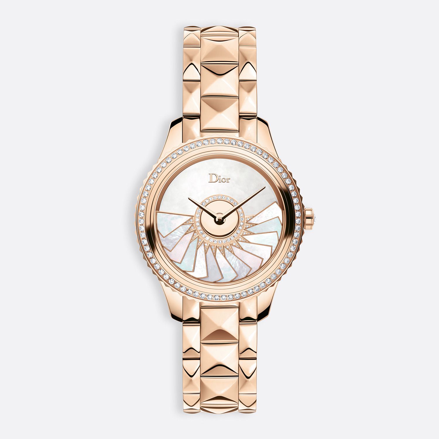 Đồng hồ nữ Dior Grand Bal plissé soleil 18k Pink Gold Bracelet Ø 36mm