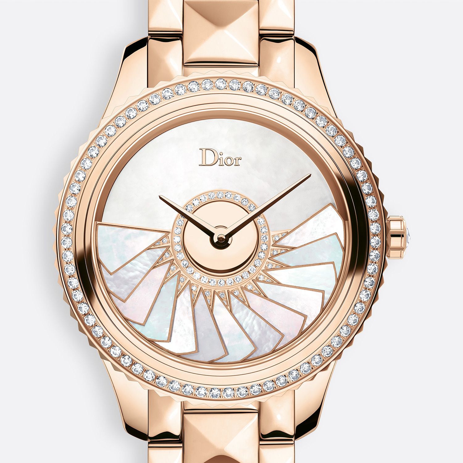 Đồng hồ nữ Dior Grand Bal plissé soleil 18k Pink Gold Bracelet Ø 36mm