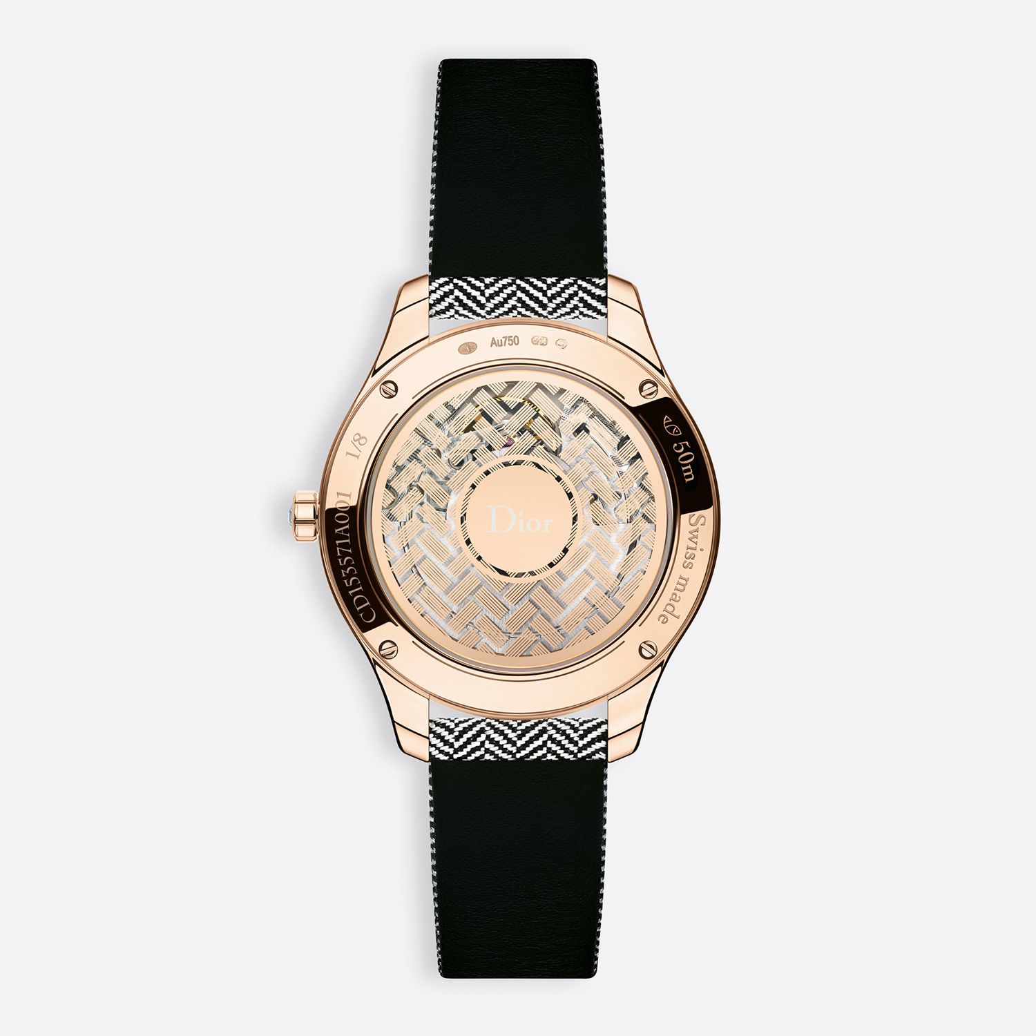 Đồng hồ nữ Dior VIII Montaigne tissage precieux Ø 36mm