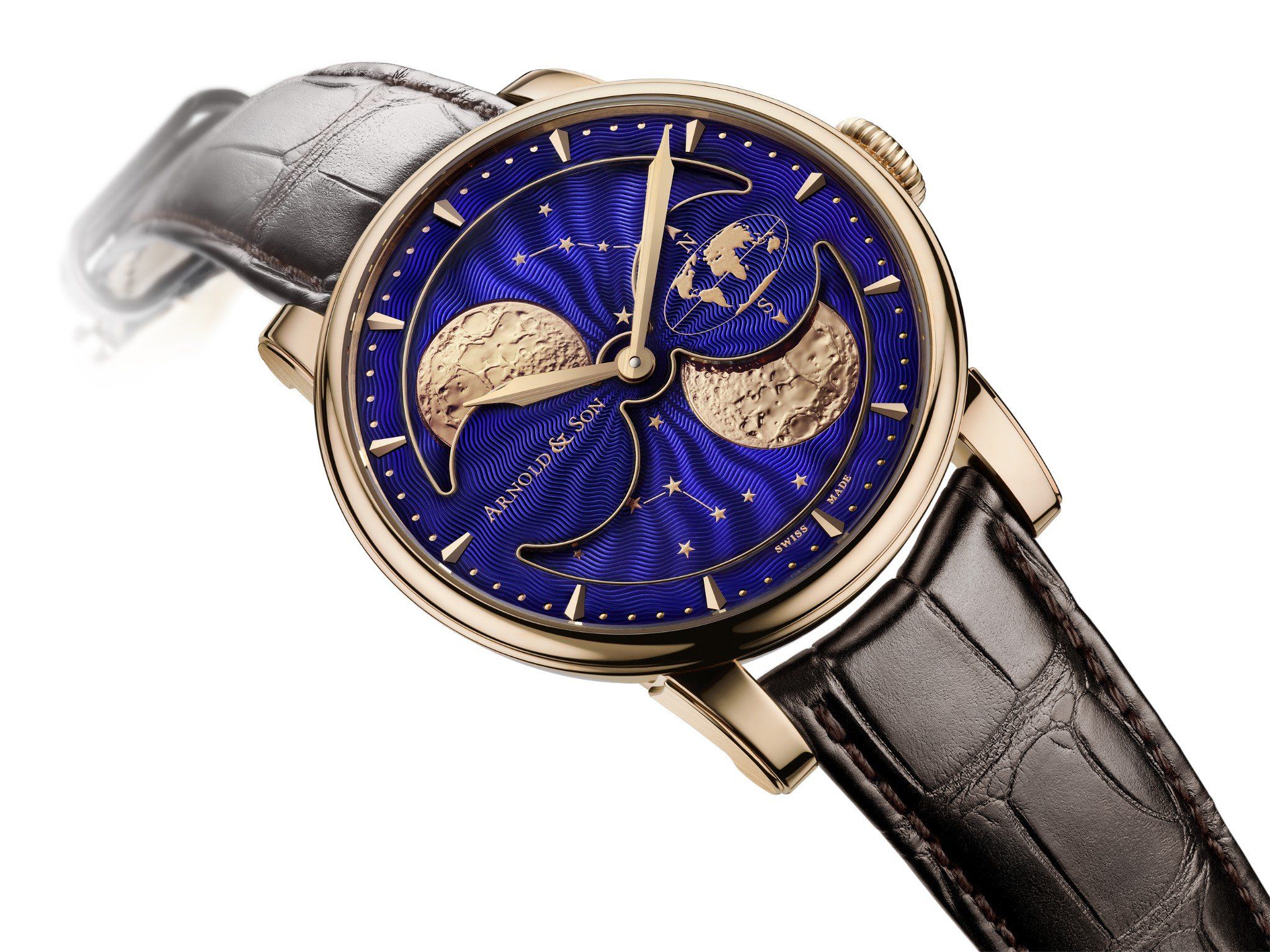 Arnold & Son Royal HM Double Hemisphere Perpetual Moon Rose Gold