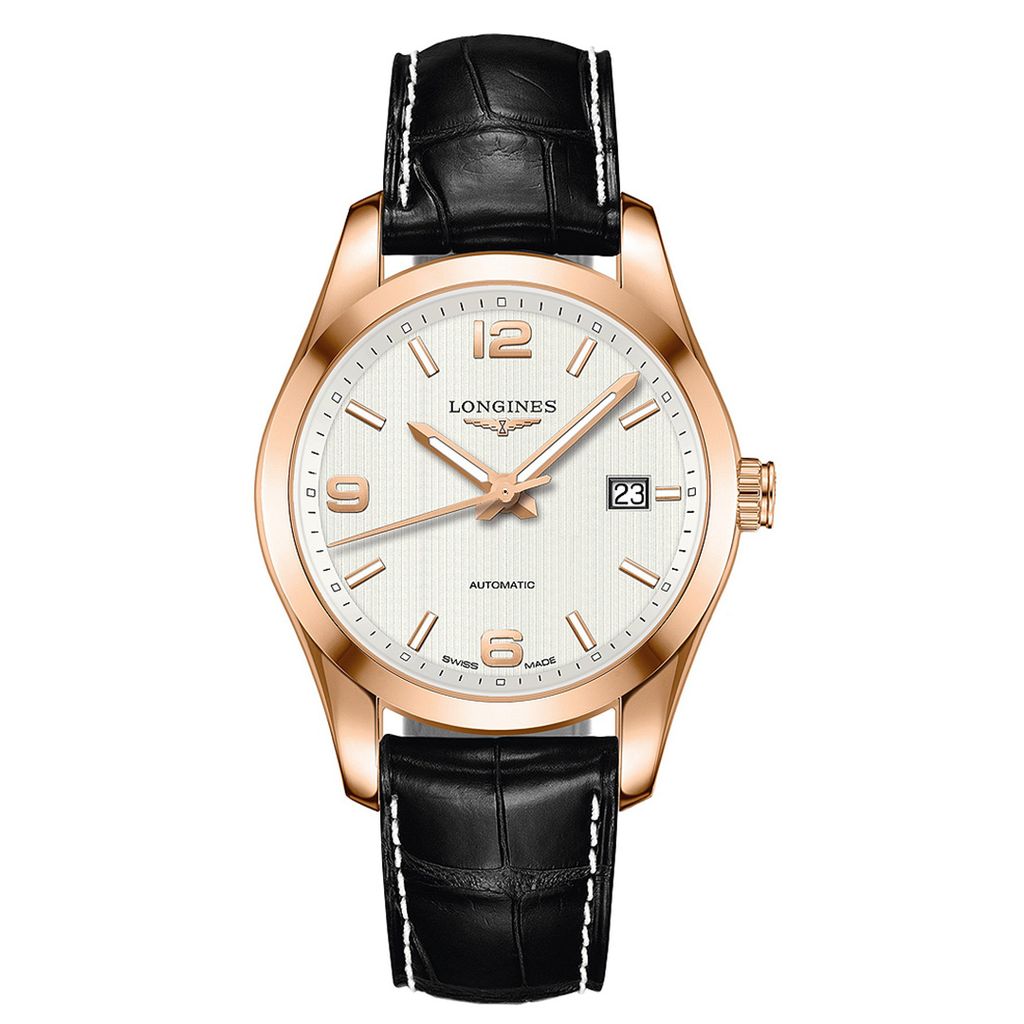 Đồng hồ nam Longines Conquest Classic 18k Rose Gold Watch 40mm