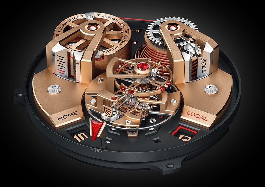 Christophe Claret Angelico Tourbillon GMT Rose Gold