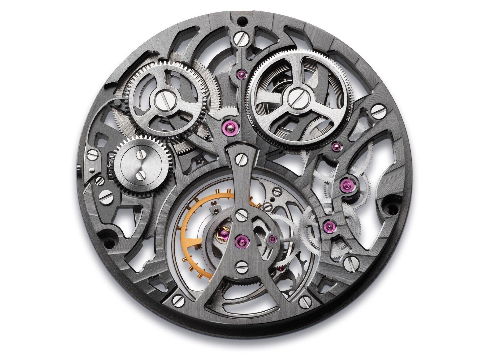 Arnold & Son Instrument UTTE Skeleton Tourbillon Rose Gold