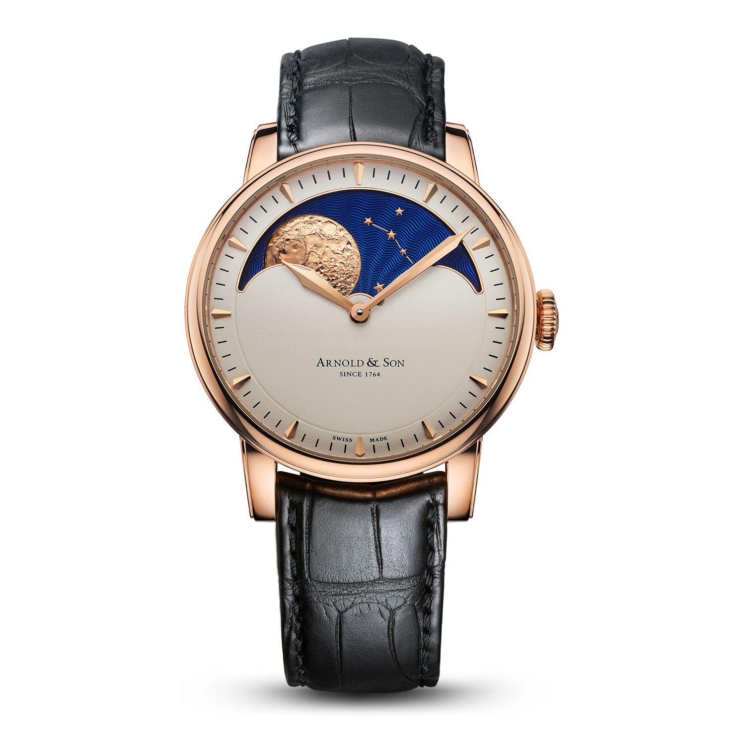 Arnold & Son Royal HM Perpetual Moon Rose Gold Cream Dial