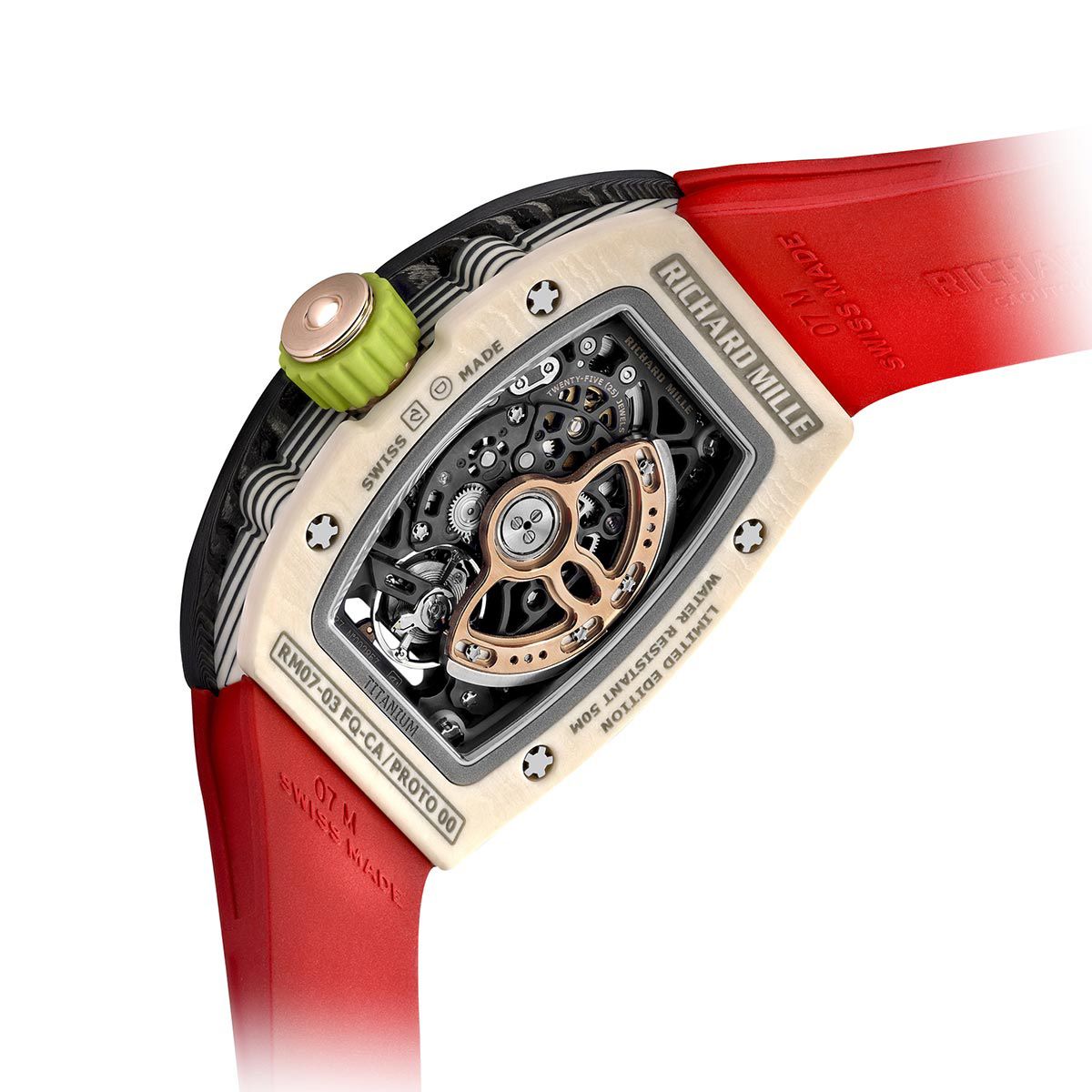 Richard Mille Men Watch Bonbon Collection RM 07-03 LITCHI