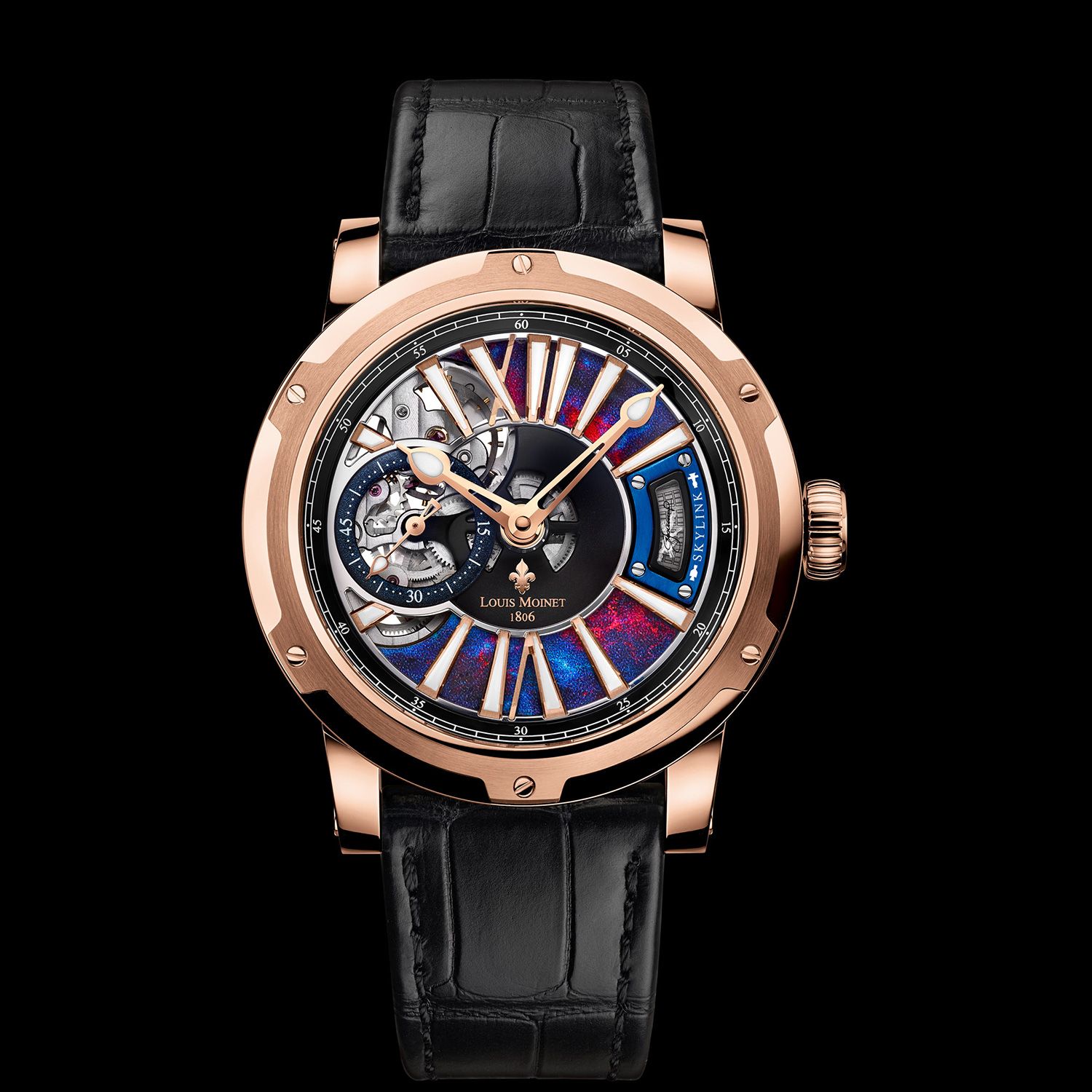 Đồng hồ nam Louis Moinet Skylink 18k gold 43.2mm