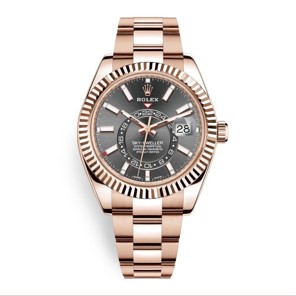 Rolex Sky Dweller 42mm Rhodium Index 326935-0007