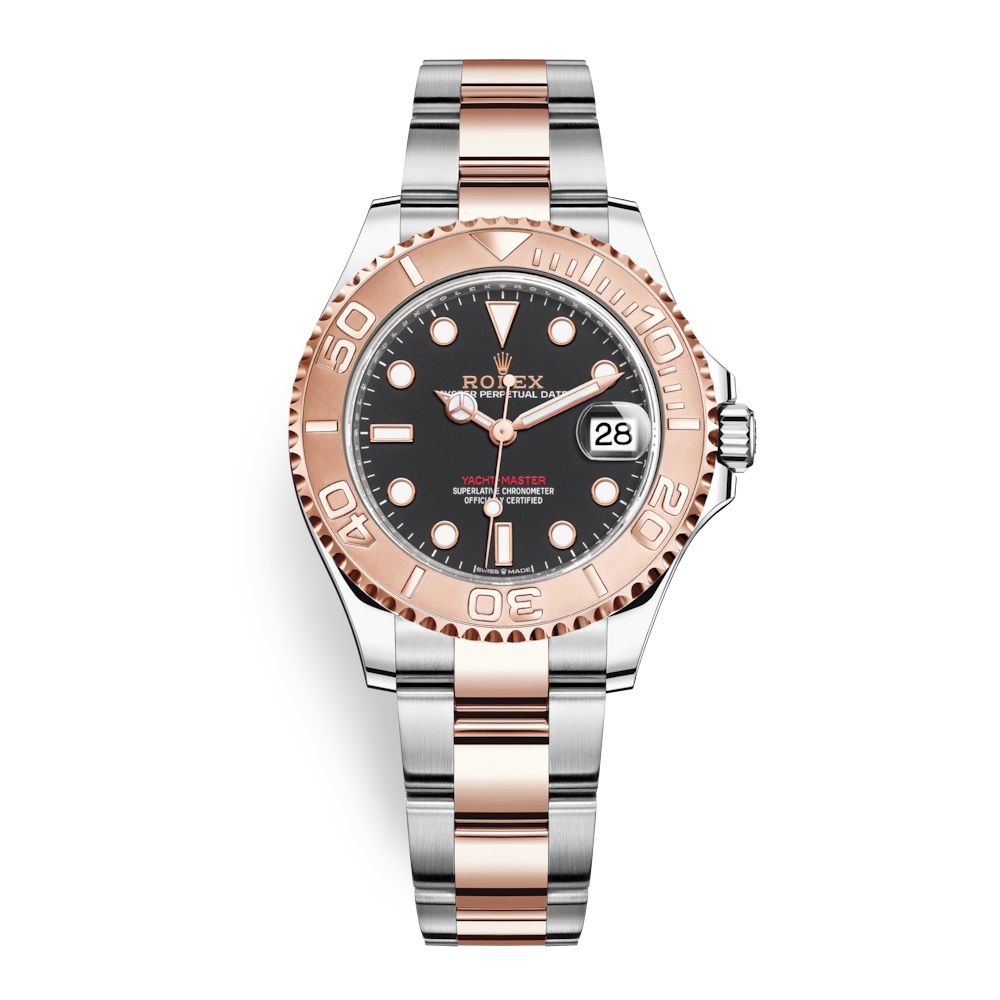 Rolex Yacht-Master 37mm Stainless Steel & Rose Gold Black 268621-0004