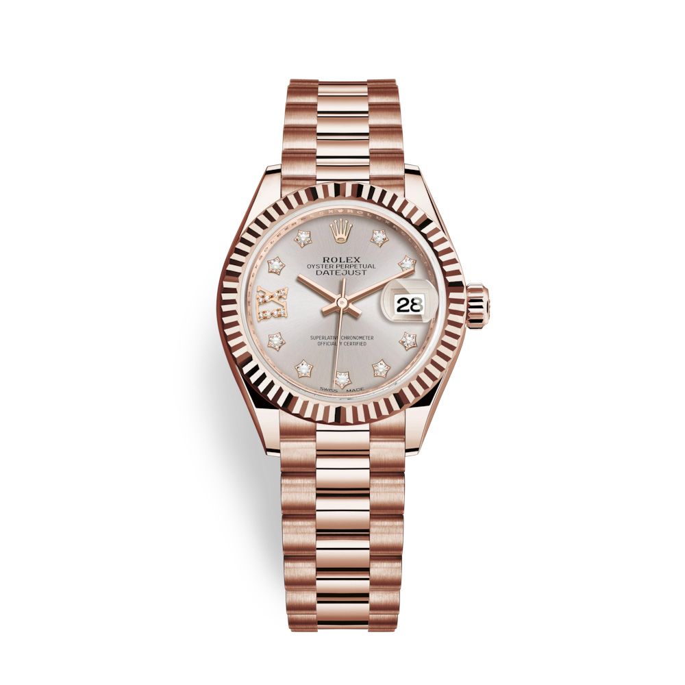 Rolex Lady-Datejust 28mm Everose Gold 279175-0005