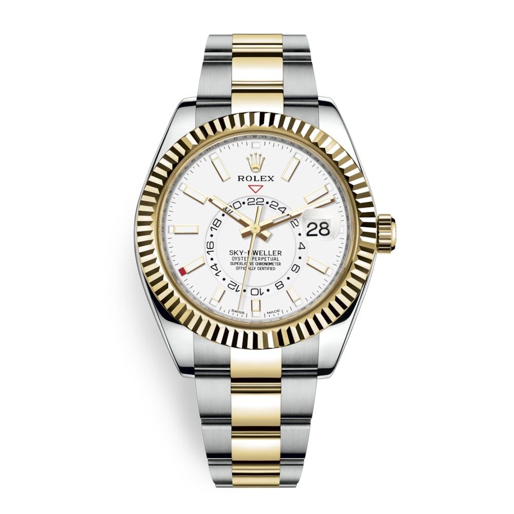 Rolex Sky Dweller 42mm White Index 326933-0009
