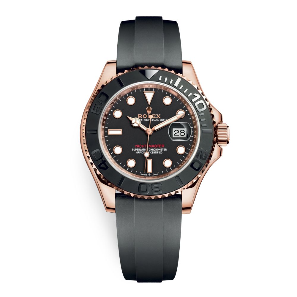 Rolex Yacht-Master 40mm Rose Gold Black 126655-0002