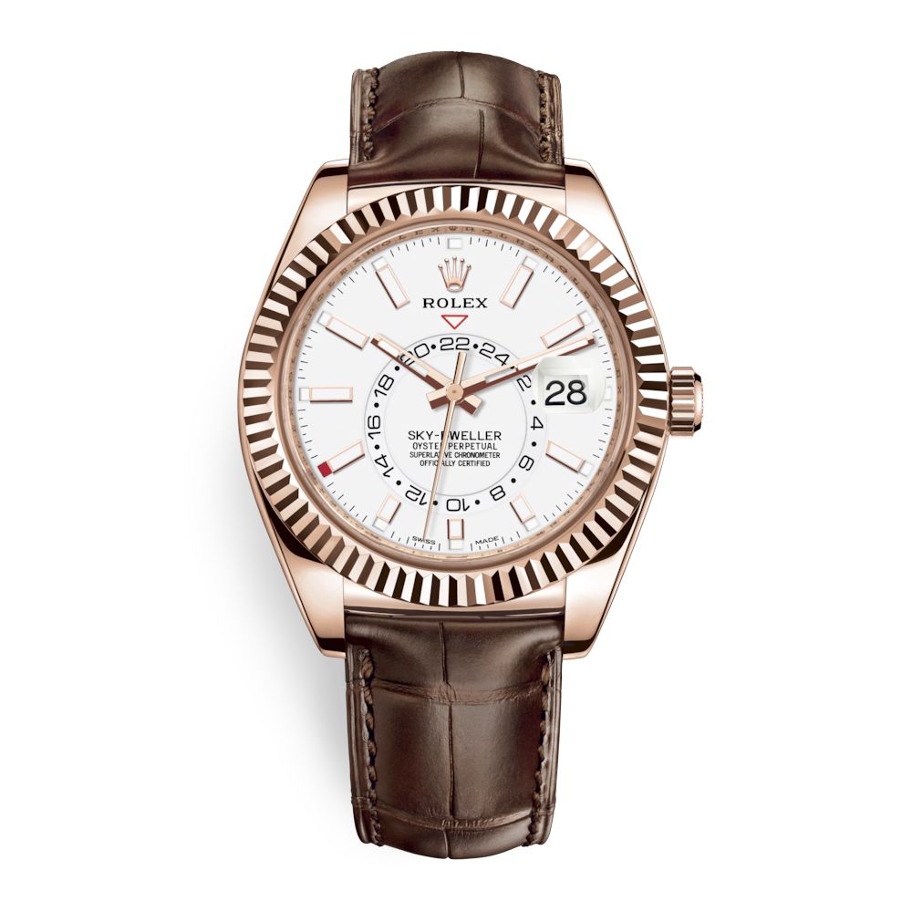 Rolex Sky Dweller 42mm White Index 326135-0006