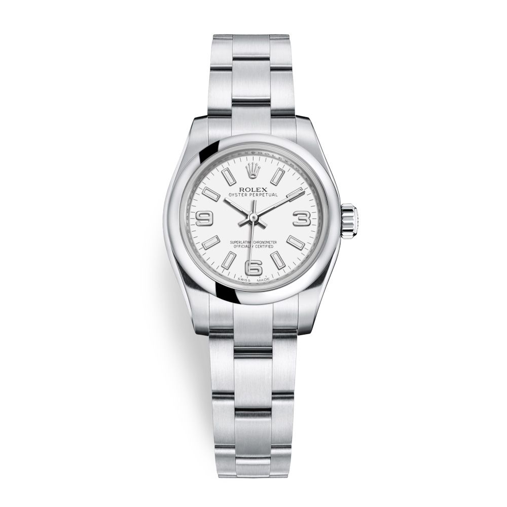 Rolex Oyster Perpetual 26mm White 176200-0011