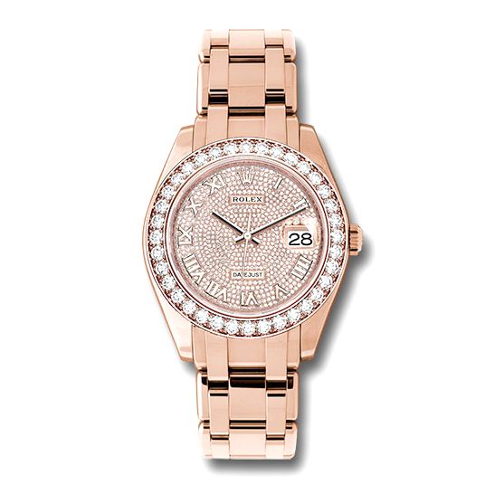 Rolex Pearlmaster 39mm Everose Diamond 86285 DPR