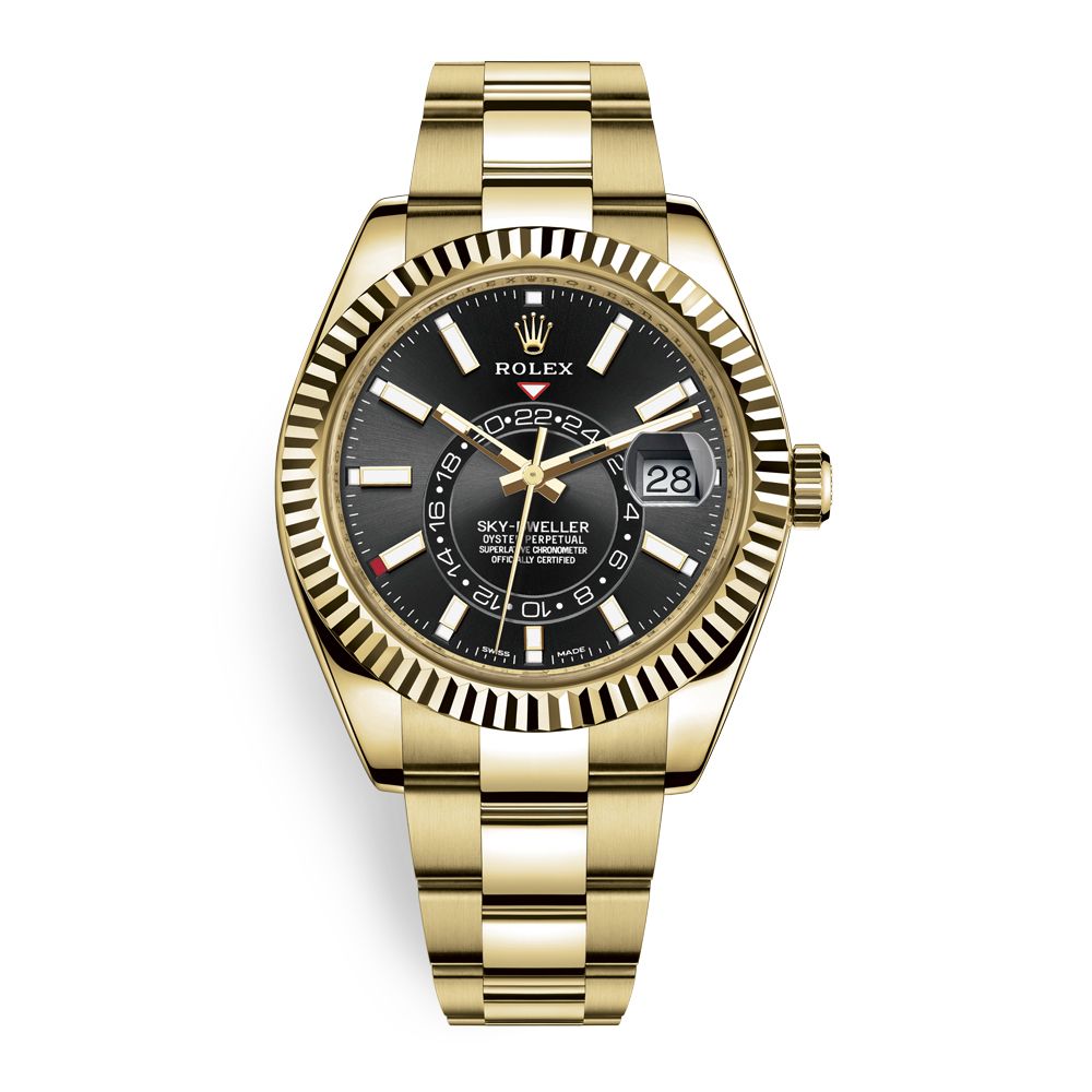 Rolex Sky Dweller 42mm Black Index 326938-0004