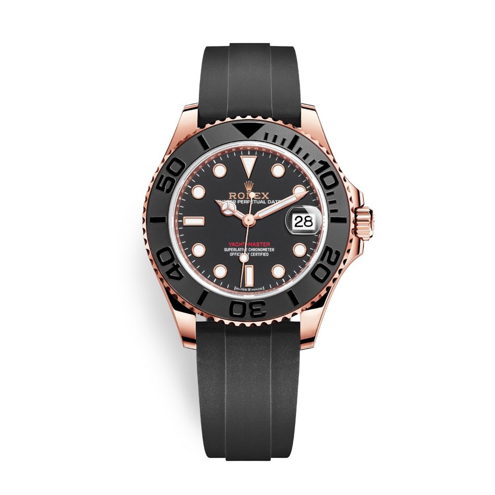 Rolex Yacht-Master 37mm Rose Gold Black 268655-0004
