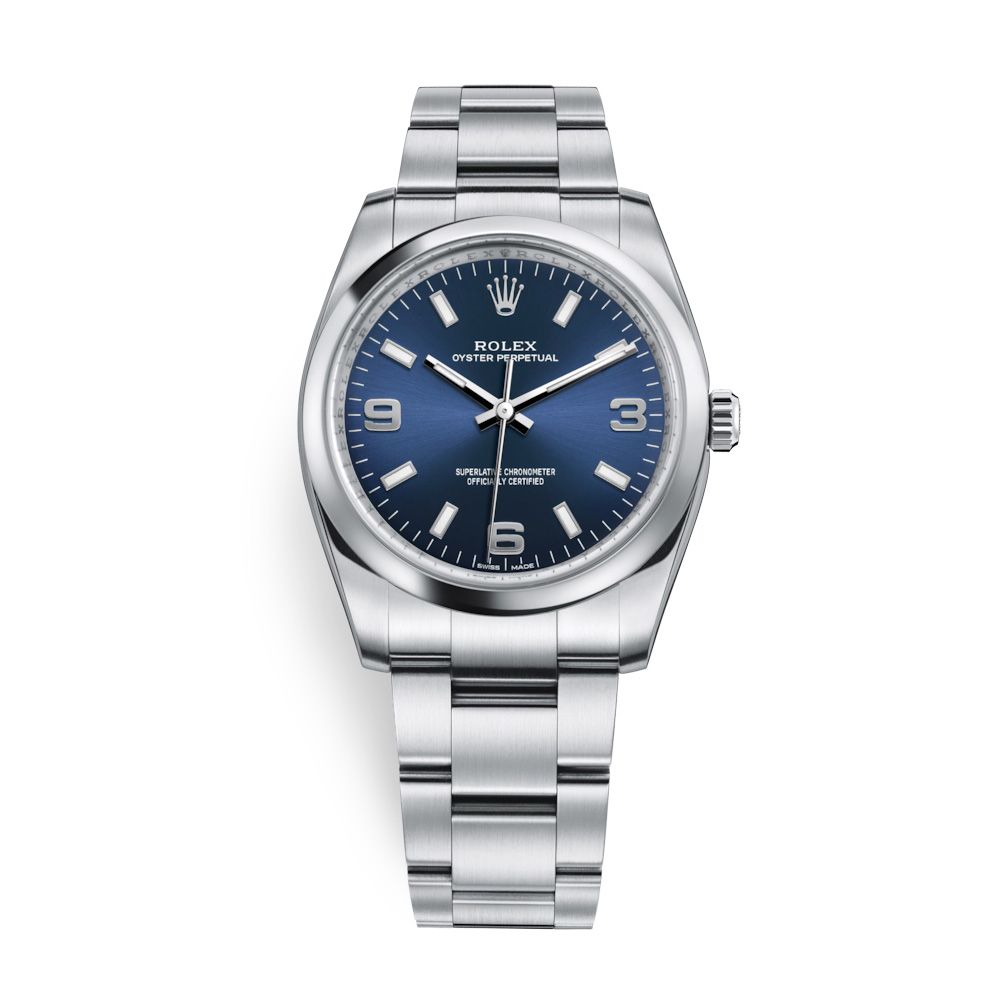 Rolex Oyster Perpetual 34mm BLue 114200-0014