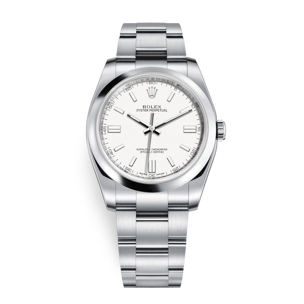 Rolex Oyster Perpetual 36mm White Oyster 116000-0012