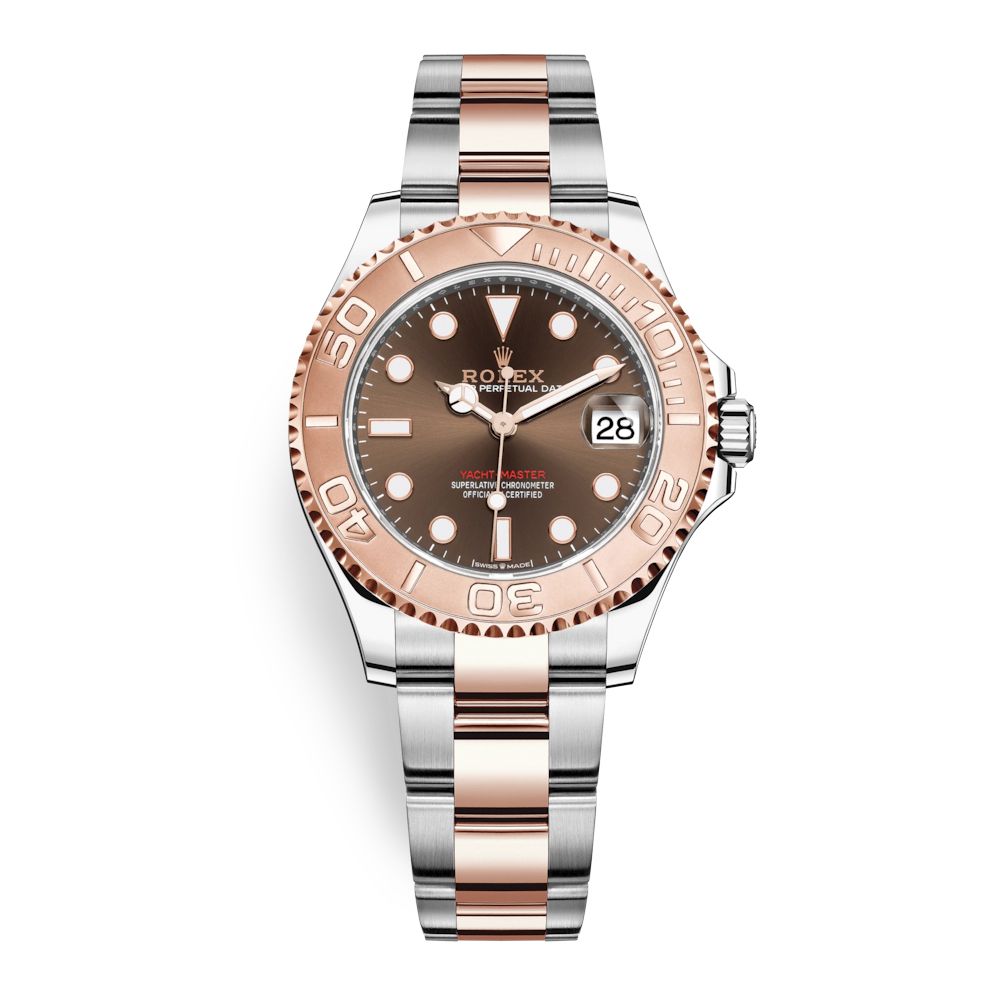 Rolex Yacht-Master 37mm Stainless Steel & Rose Gold Chocolate 268621-0003