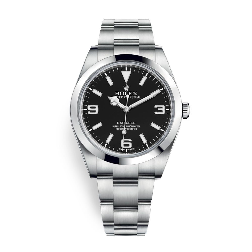 Rolex Explorer 39mm Black Luminous 214270-0003
