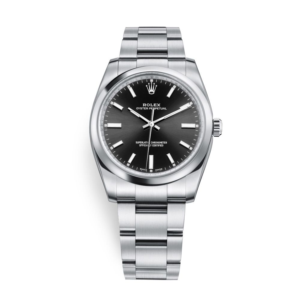 Rolex Oyster Perpetual 34mm Black 114200-0023