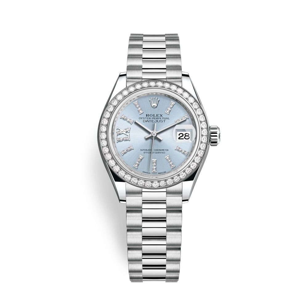 Rolex Lady-Datejust 28mm Platinum Diamonds 279136RBR-0001