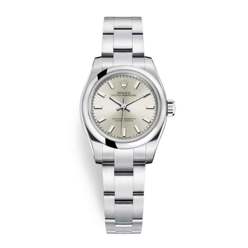 Rolex Oyster Perpetual 26mm Silver 176200-0015