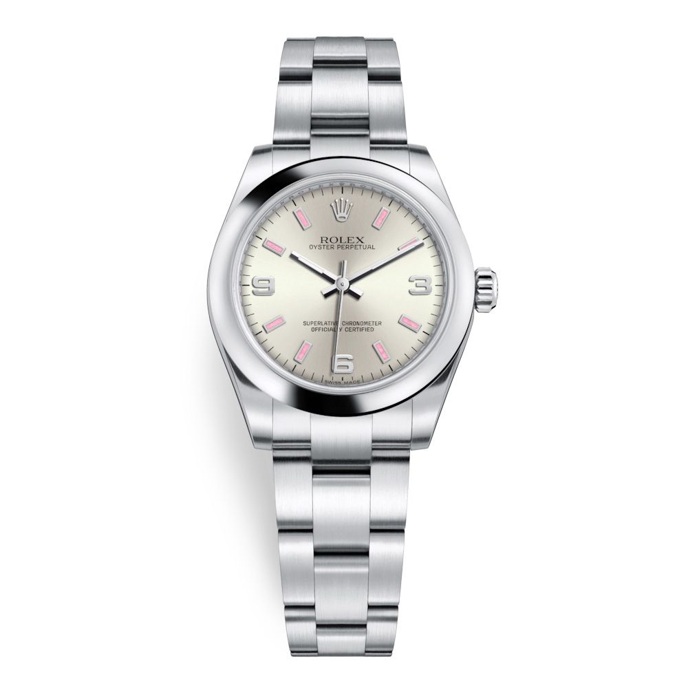 Rolex Oyster Perpetual 31mm Silver 177200-0009