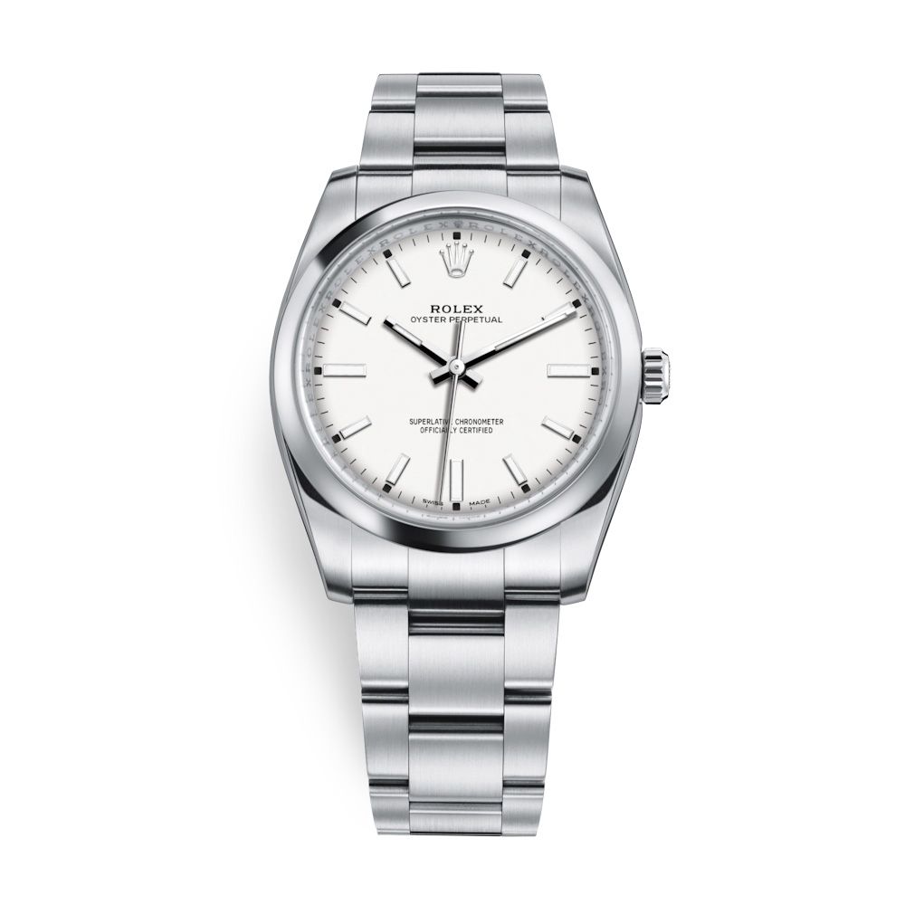 Rolex Oyster Perpetual 34mm White 114200-0024