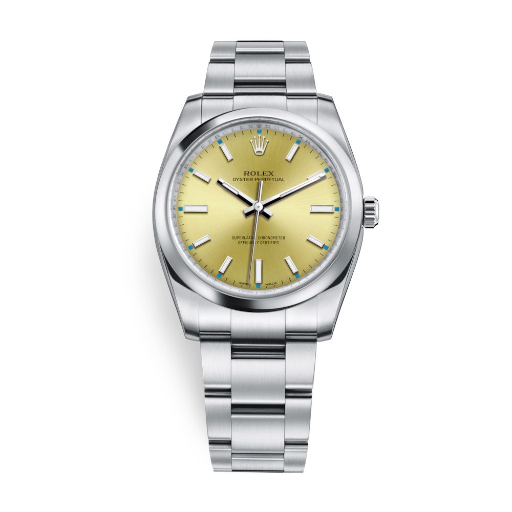 Rolex Oyster Perpetual 34mm Champagne 114200-0022