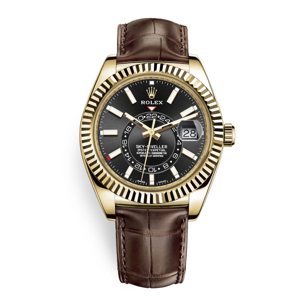 Rolex Sky Dweller 42mm Black Index 326138-0008