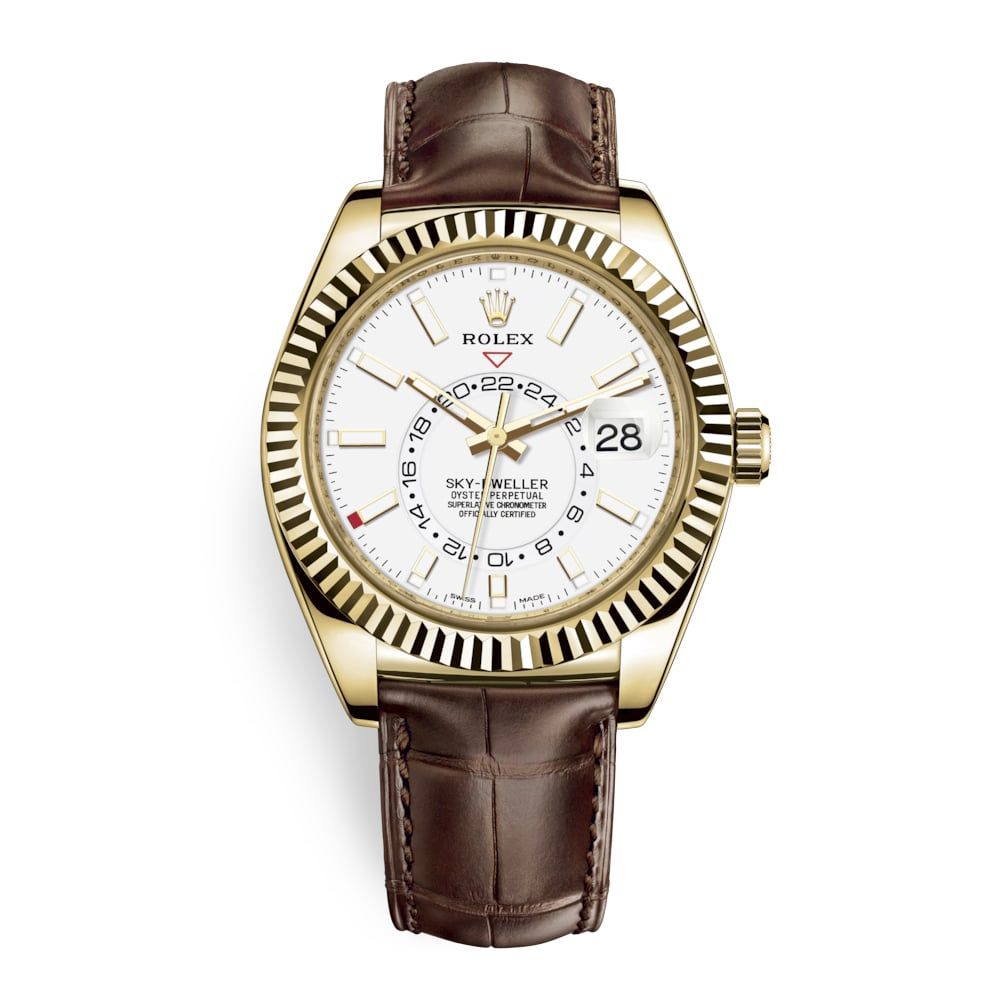 Rolex Sky Dweller 42mm White Index 326138-0010