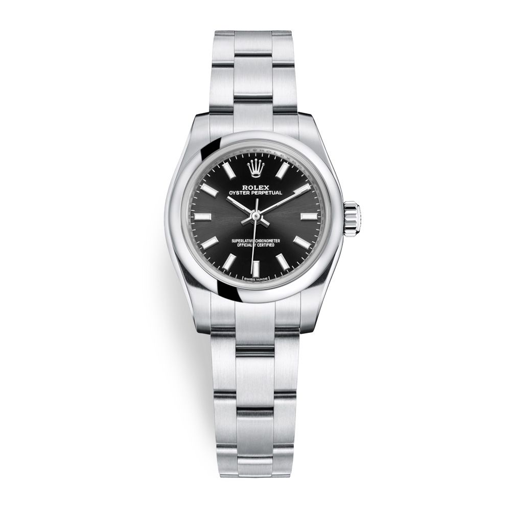 Rolex Oyster Perpetual 26mm Black 176200-0017